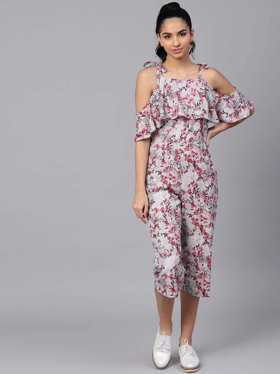 Cold Shoulder Jumpsuit