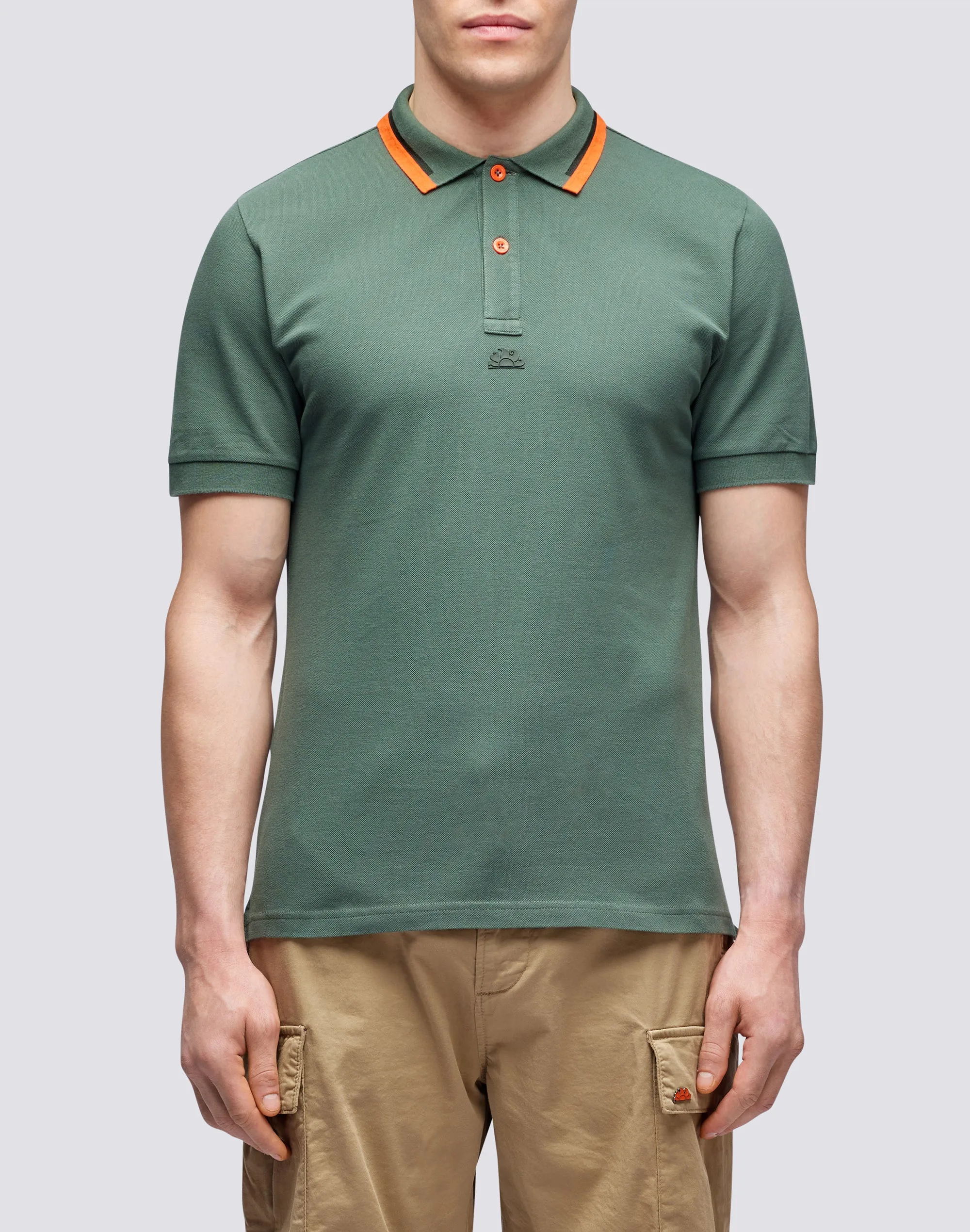 Combination Cotton Piqué Polo