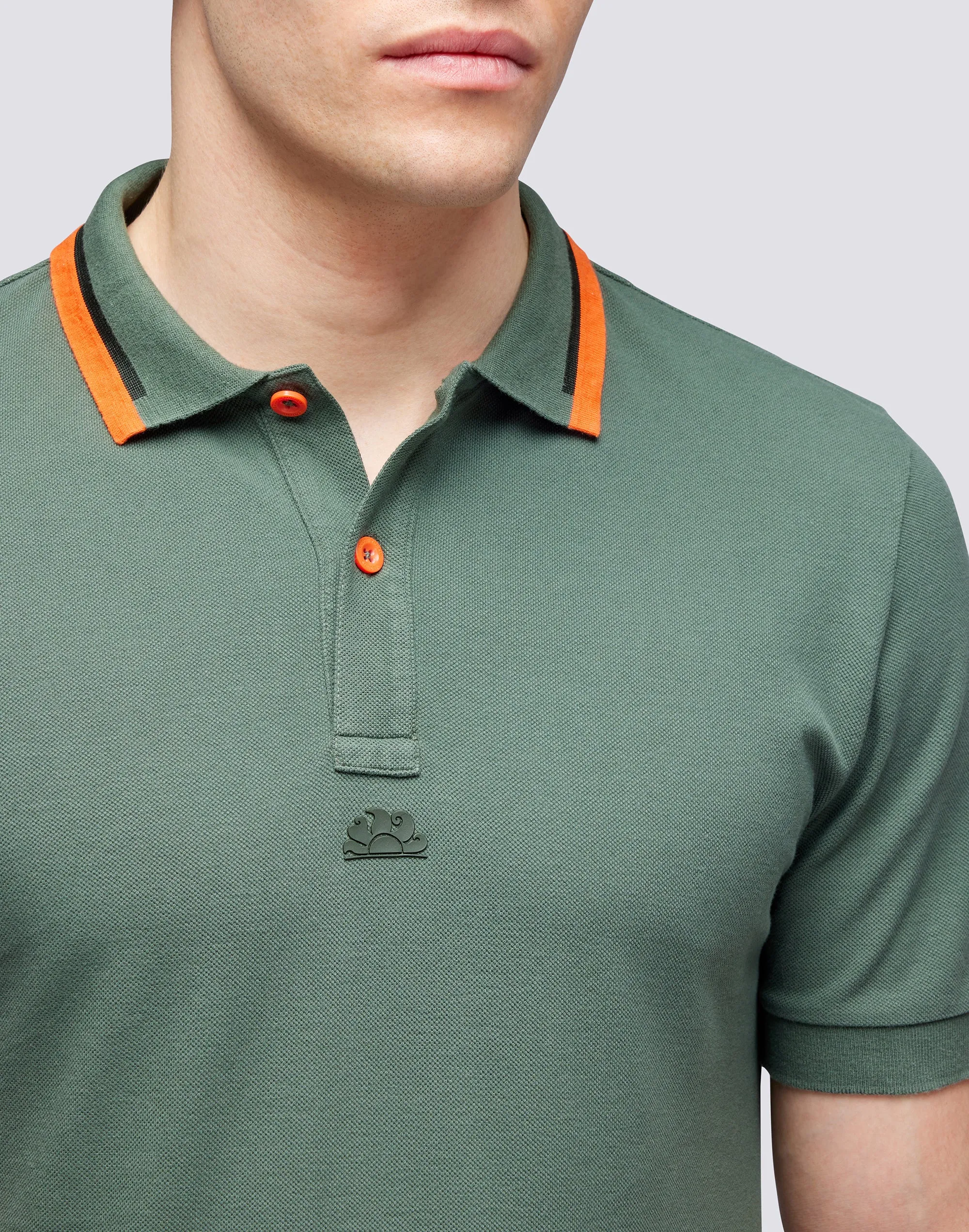 Combination Cotton Piqué Polo