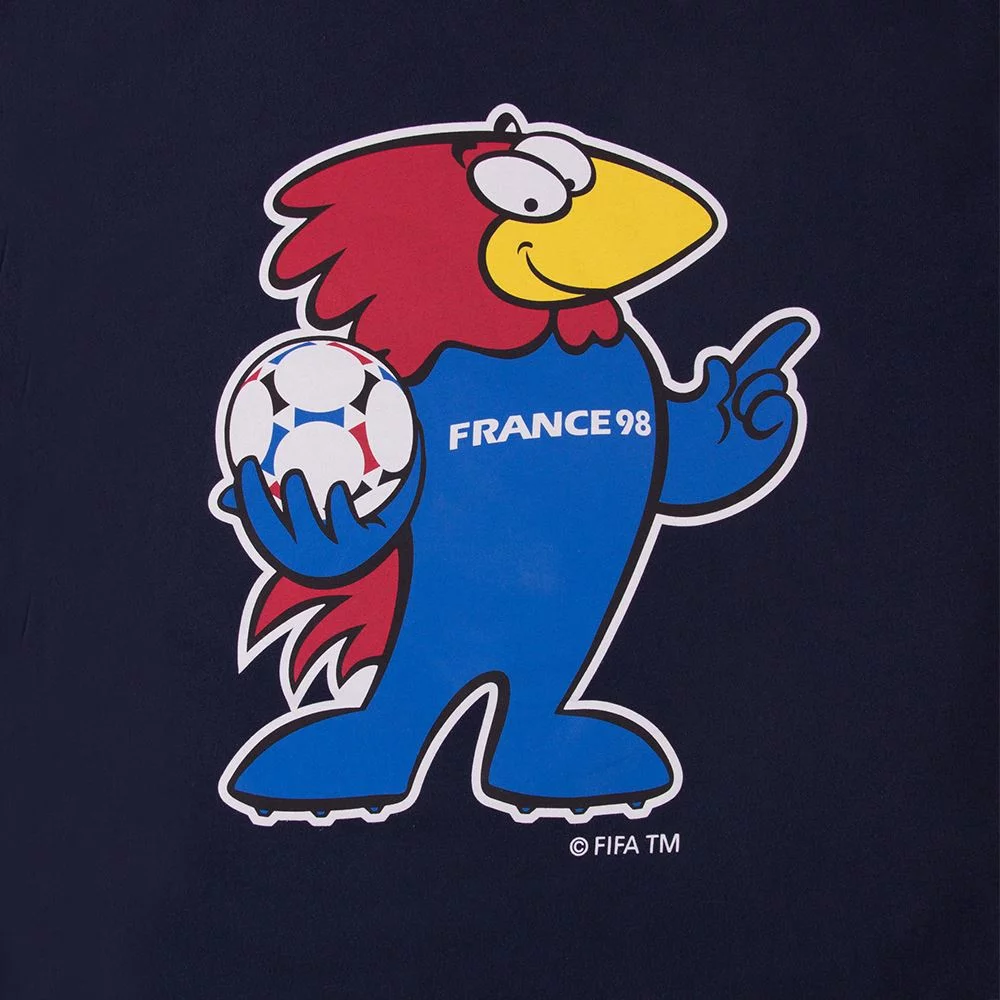 COPA Football - France World Cup 1998 Mascot T-Shirt - Navy