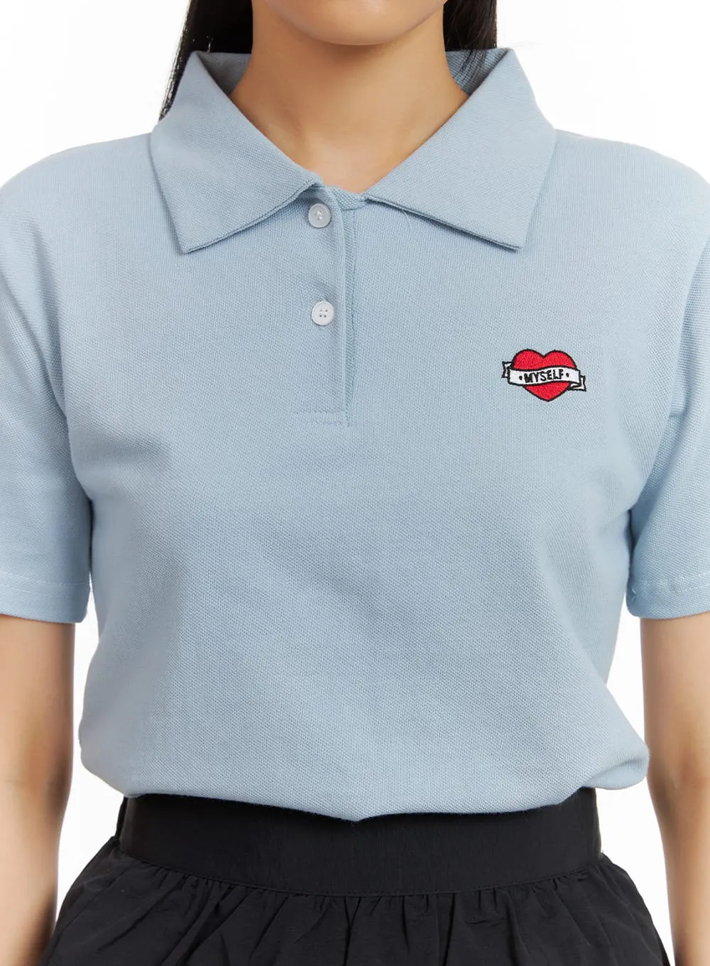 Cotton Graphic Polo Shirt