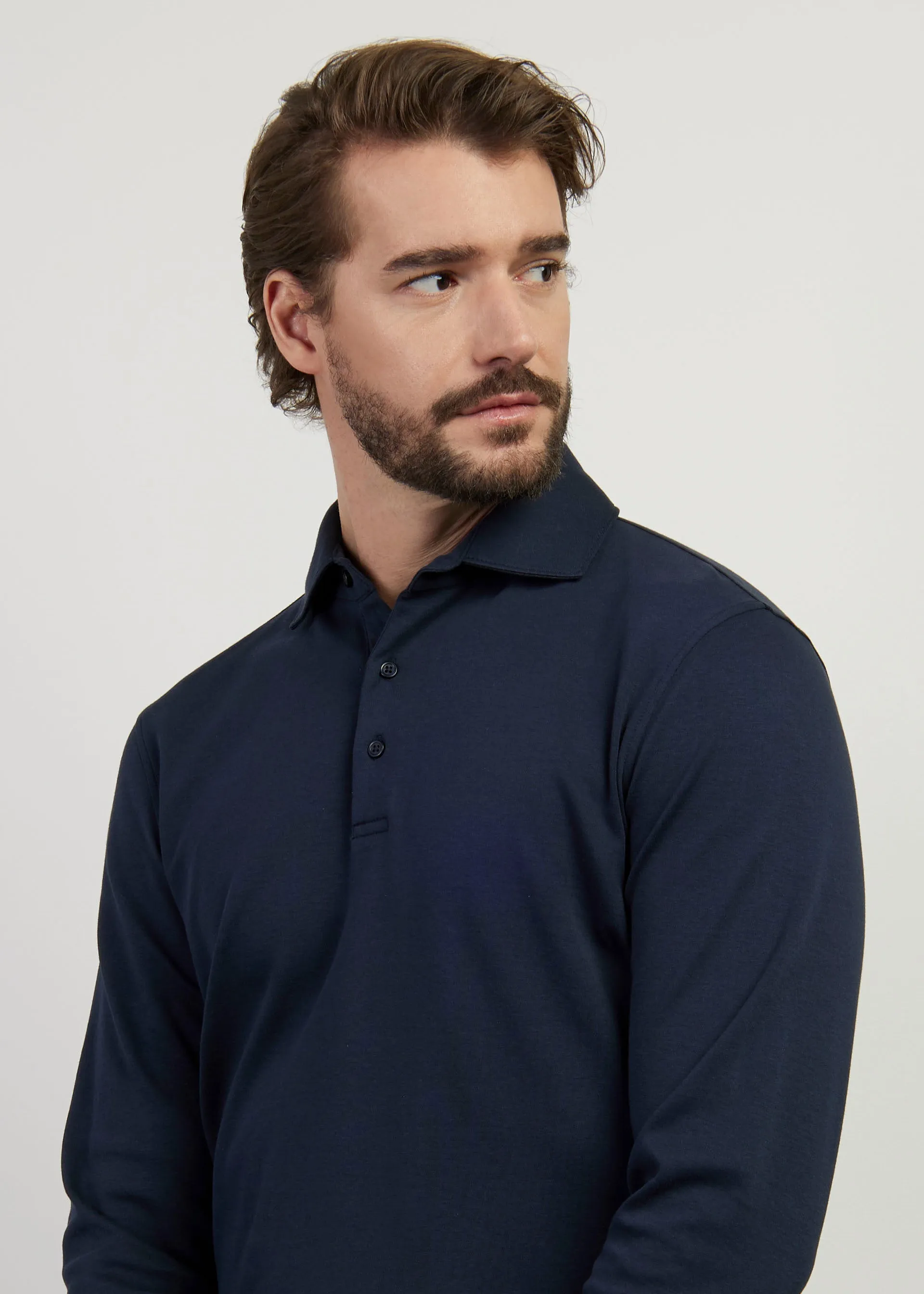 Cotton interlock polo