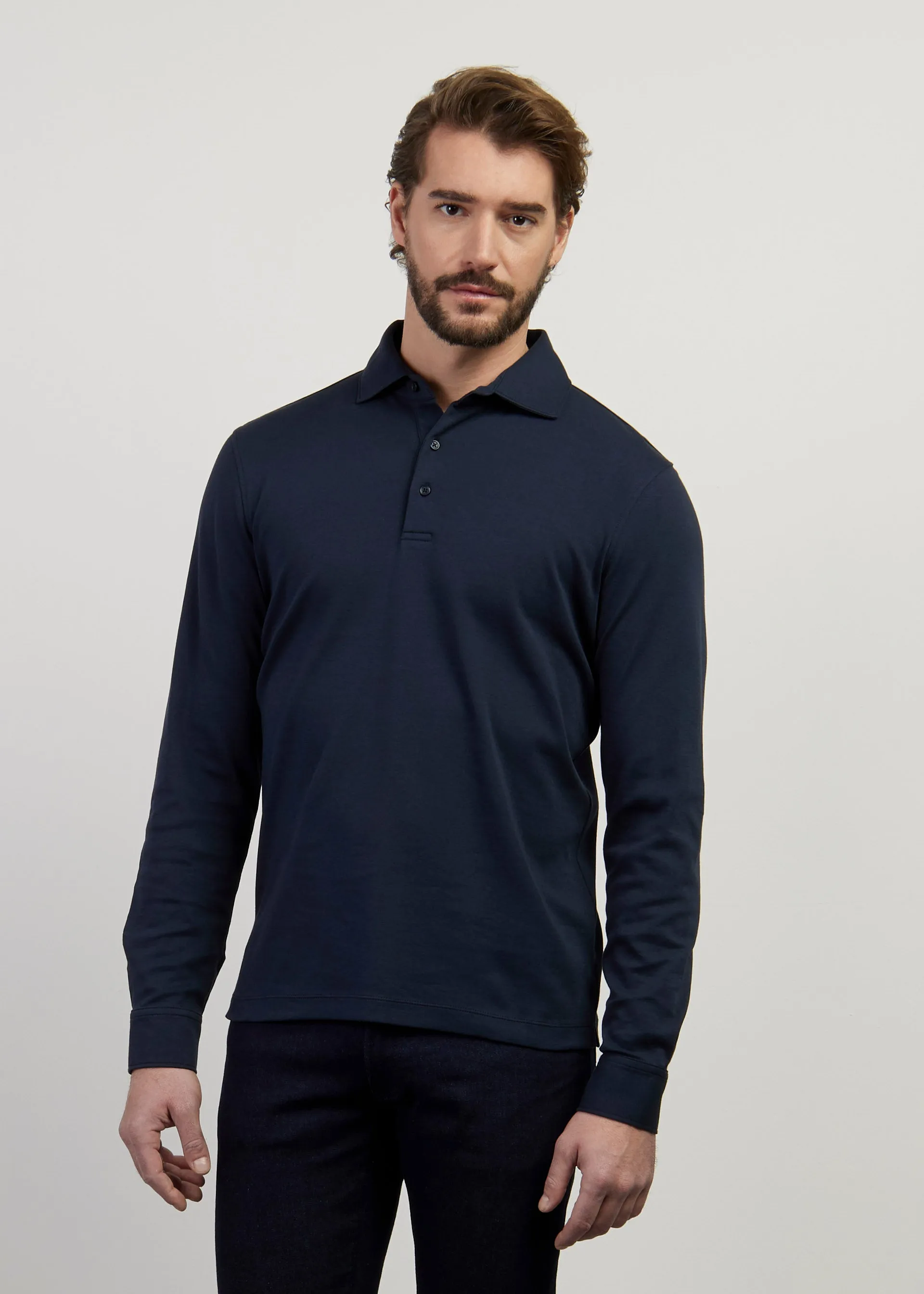 Cotton interlock polo