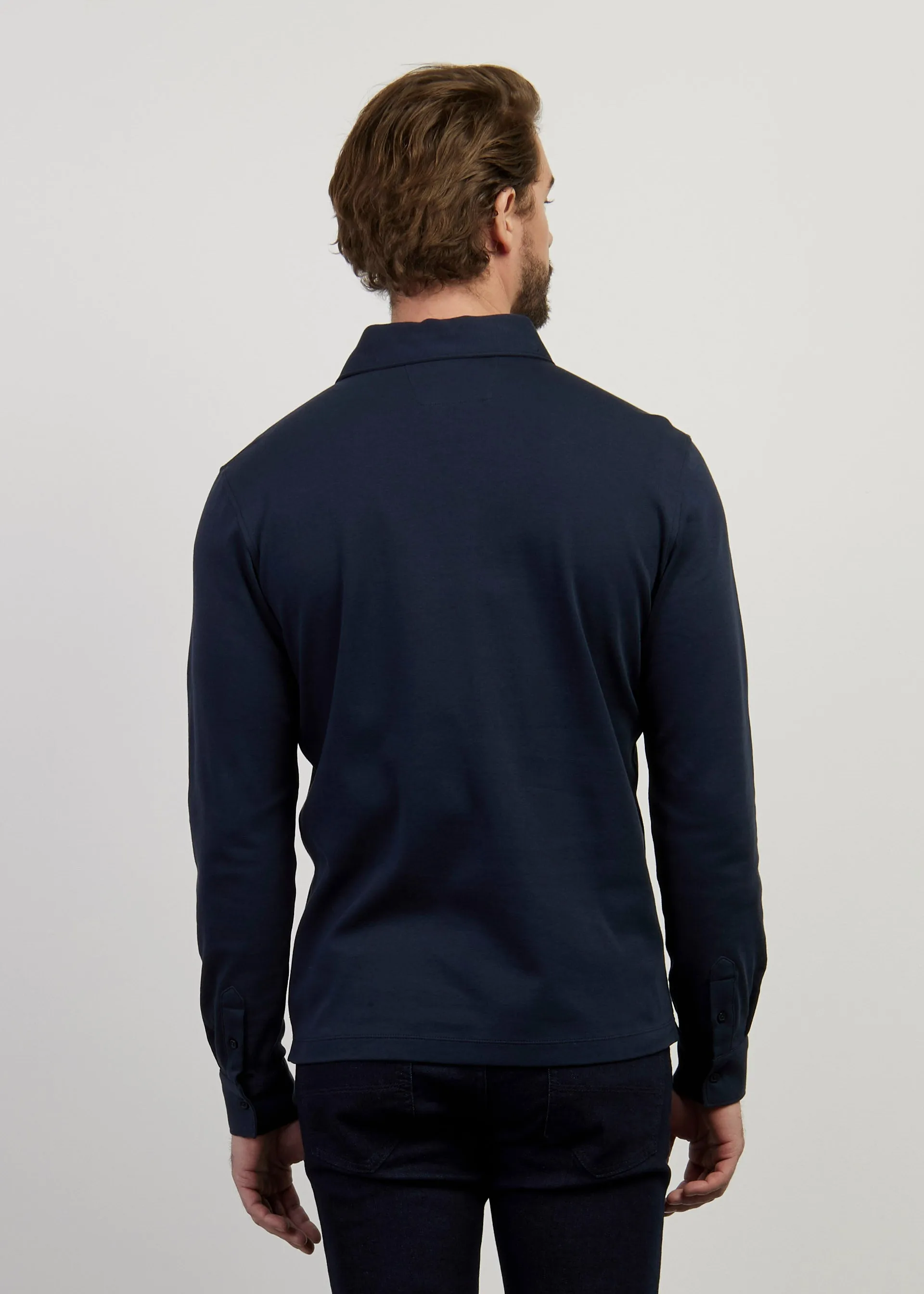 Cotton interlock polo