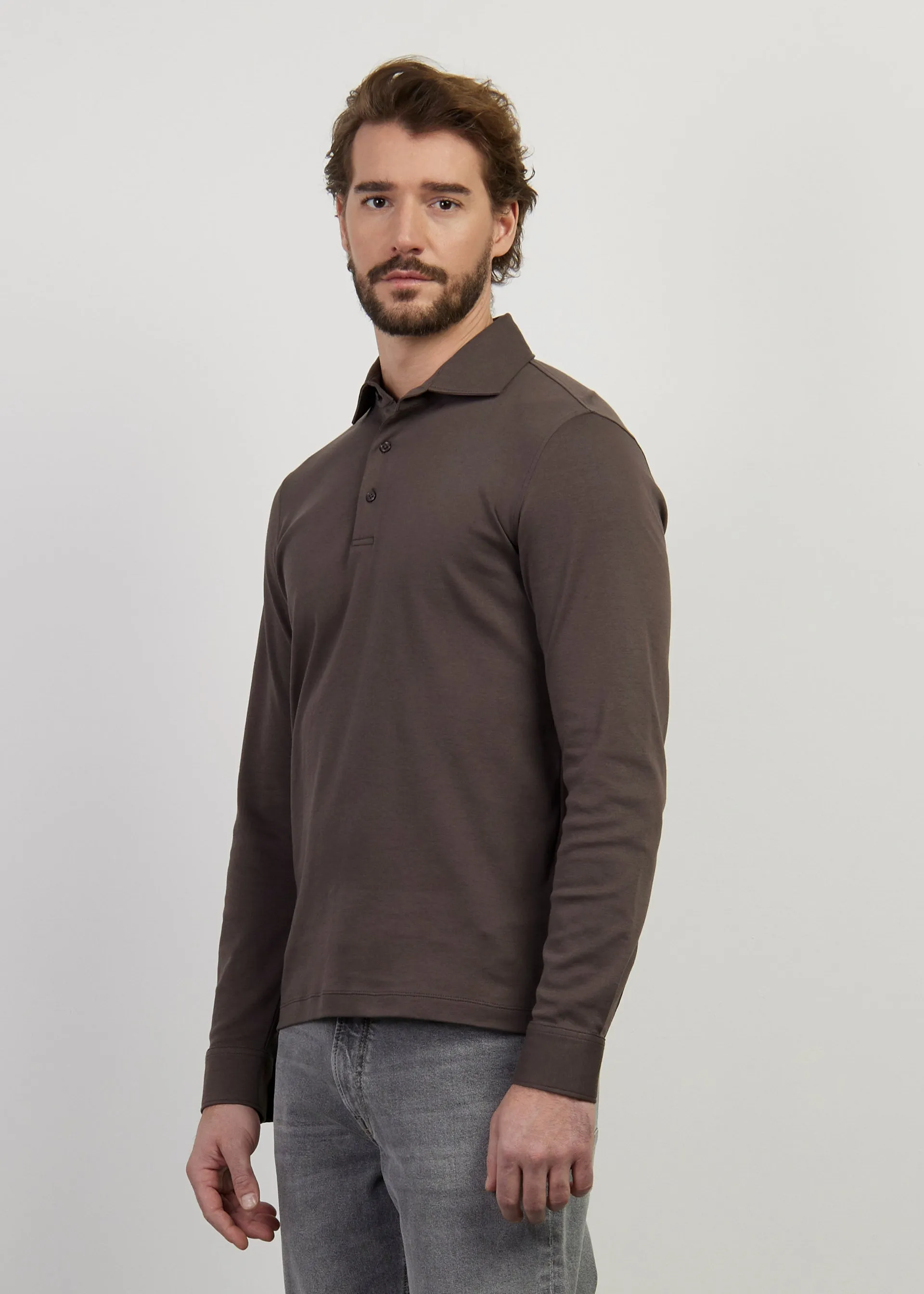 Cotton interlock polo