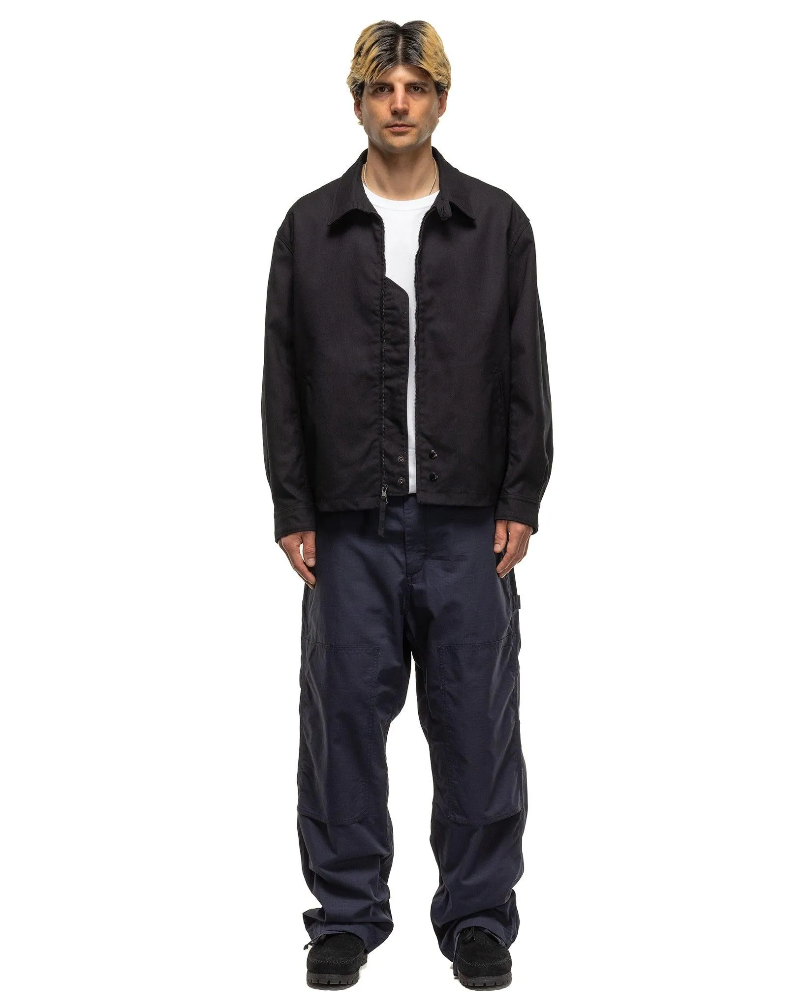 Cotton Ripstop Painter Pants in Dark Navy