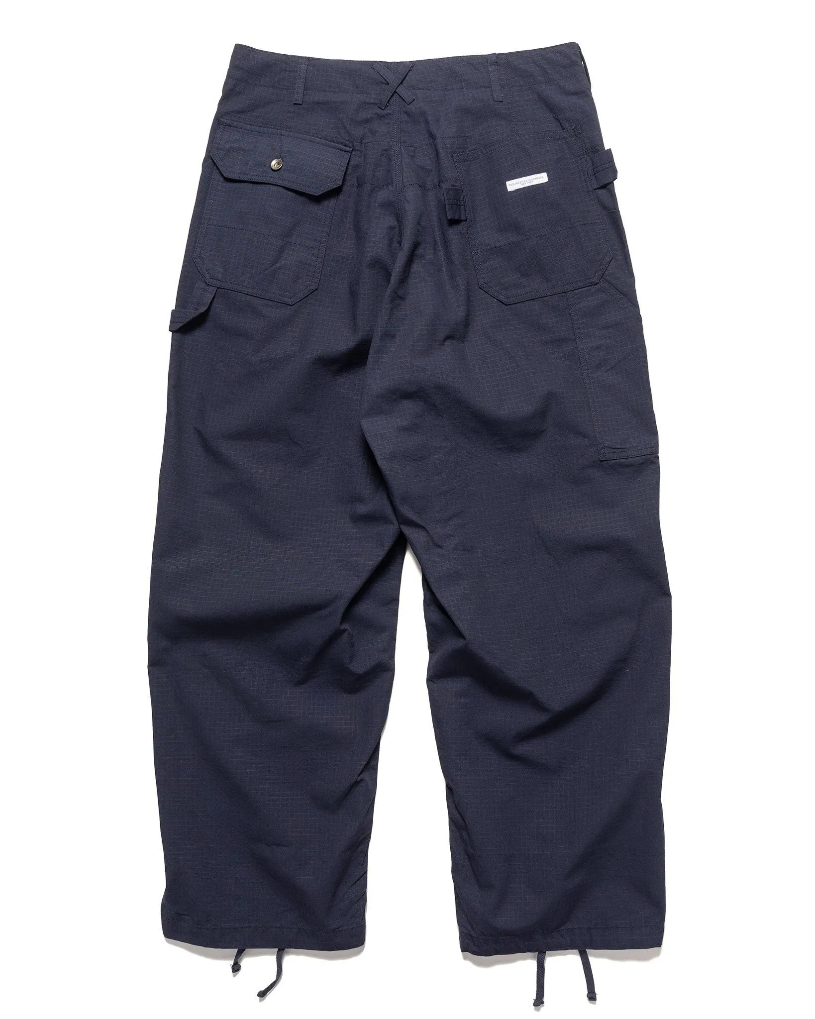 Cotton Ripstop Painter Pants in Dark Navy