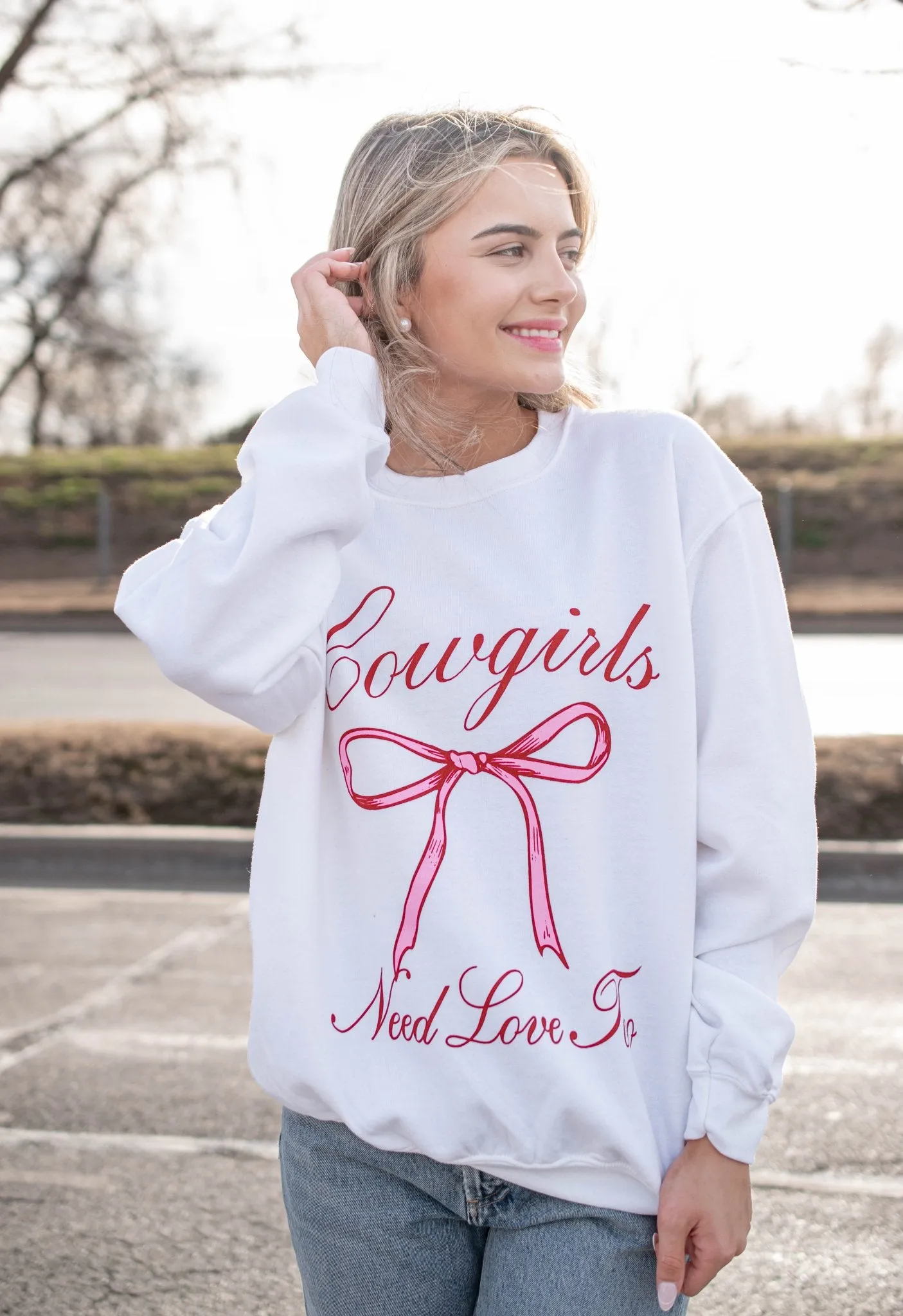 Cowgirls Love Sweatshirt