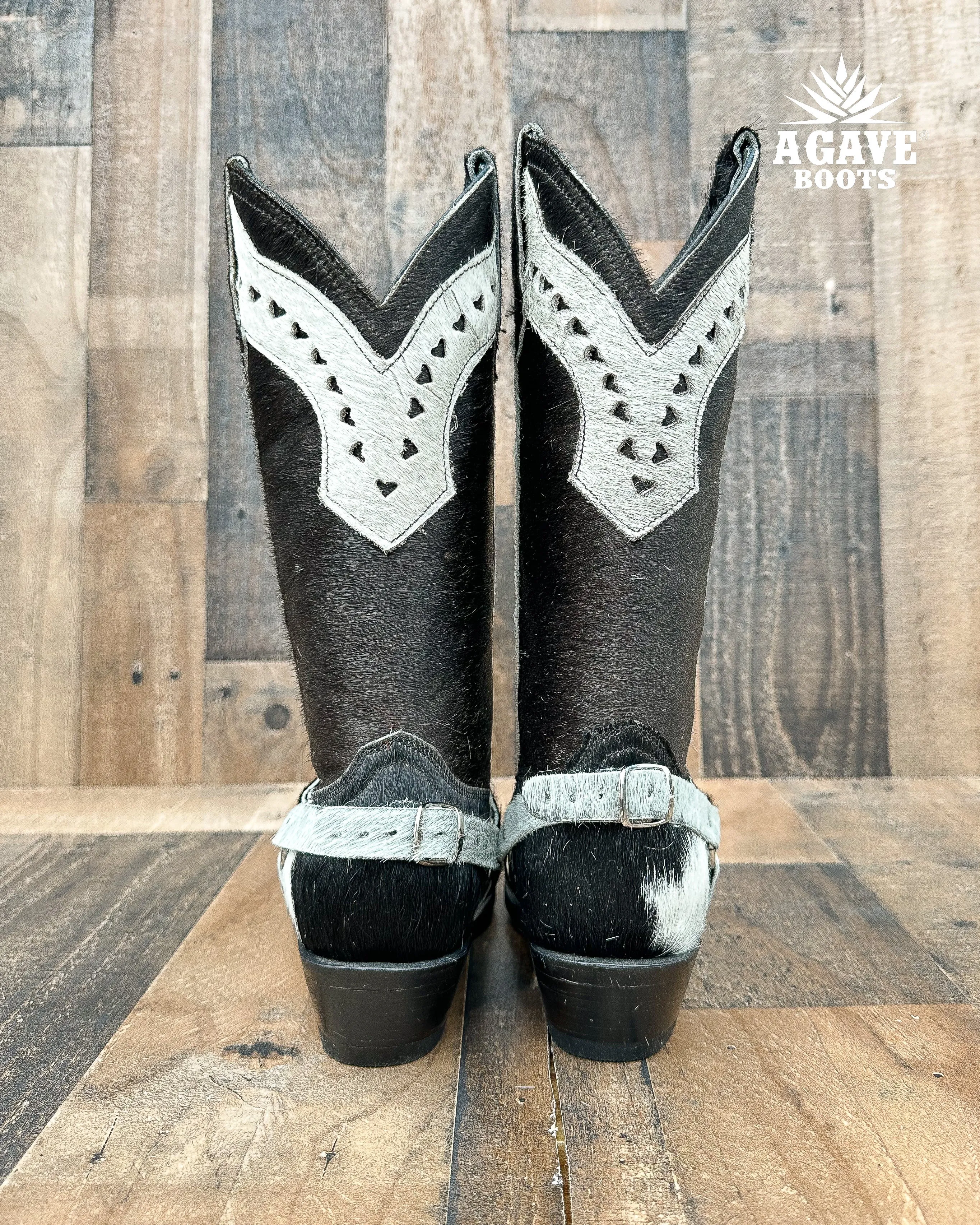 Women's Snip Toe Cowhide Boots.