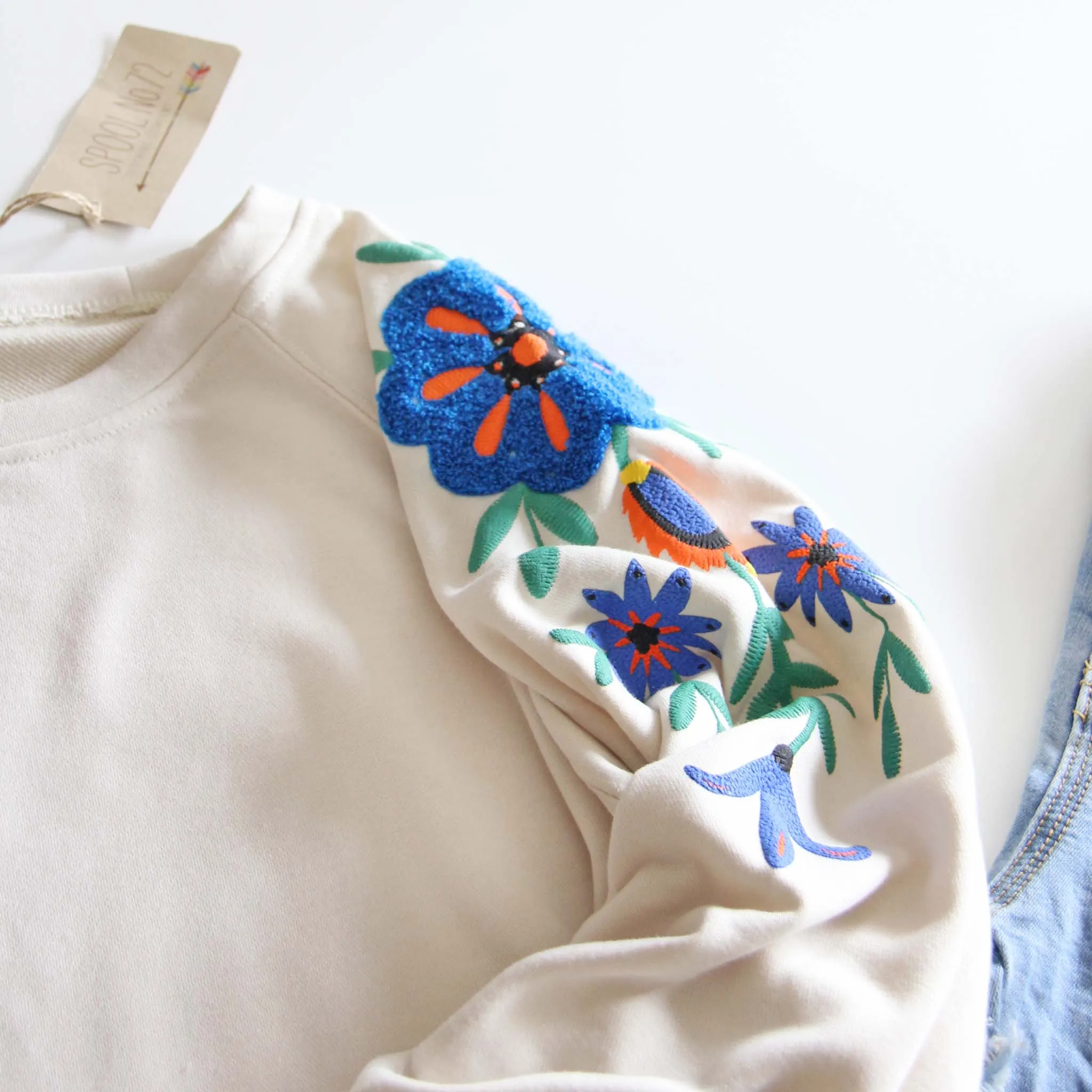 Cozy Embroidered Sweatshirt