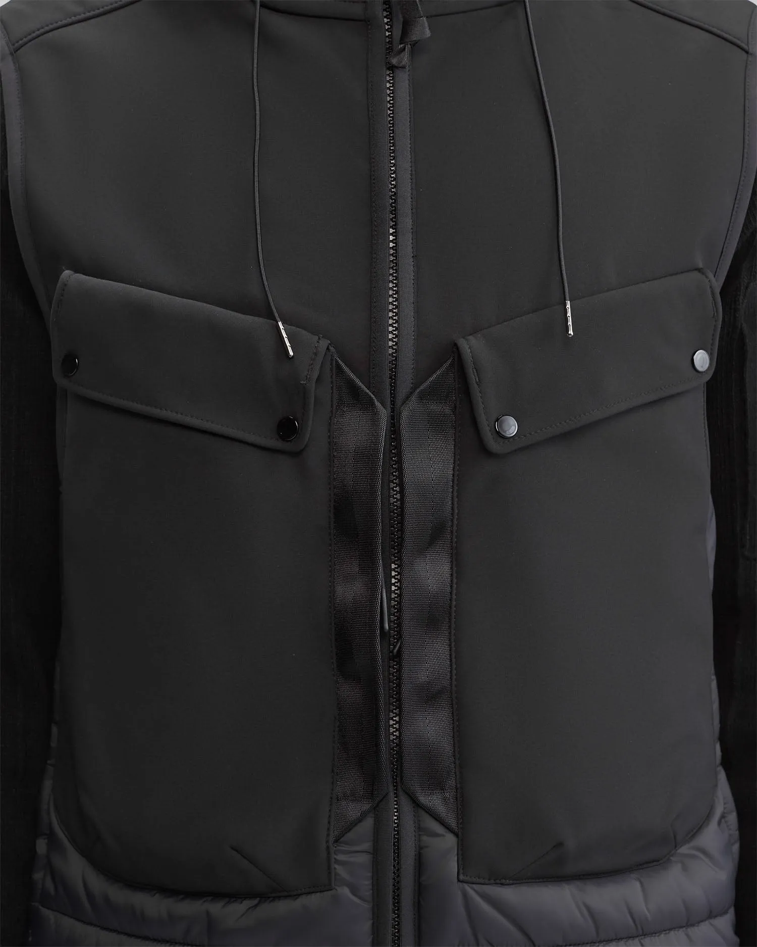 C.P. Company Gilet noir Shell-R Mixed Goggle