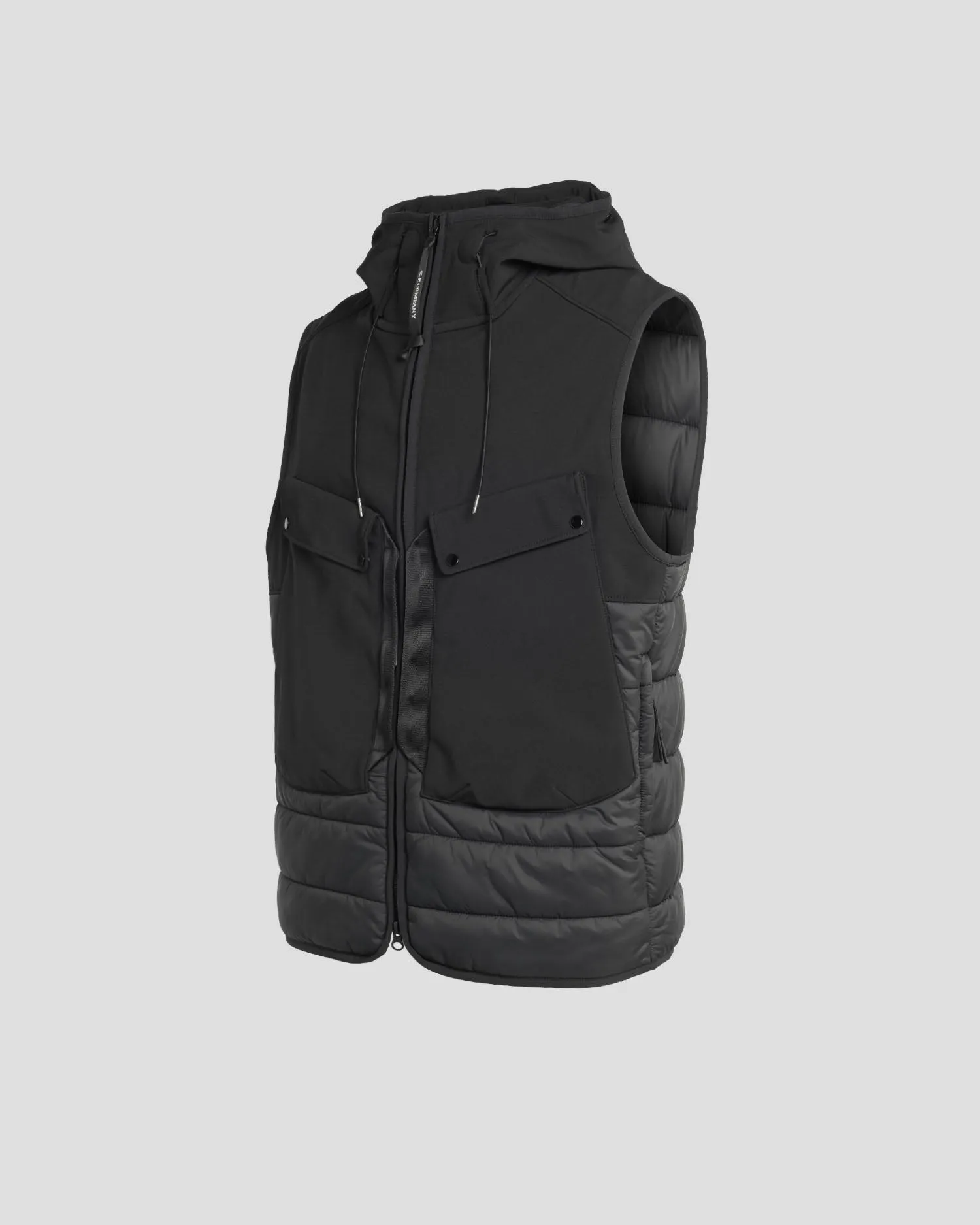 C.P. Company Gilet noir Shell-R Mixed Goggle