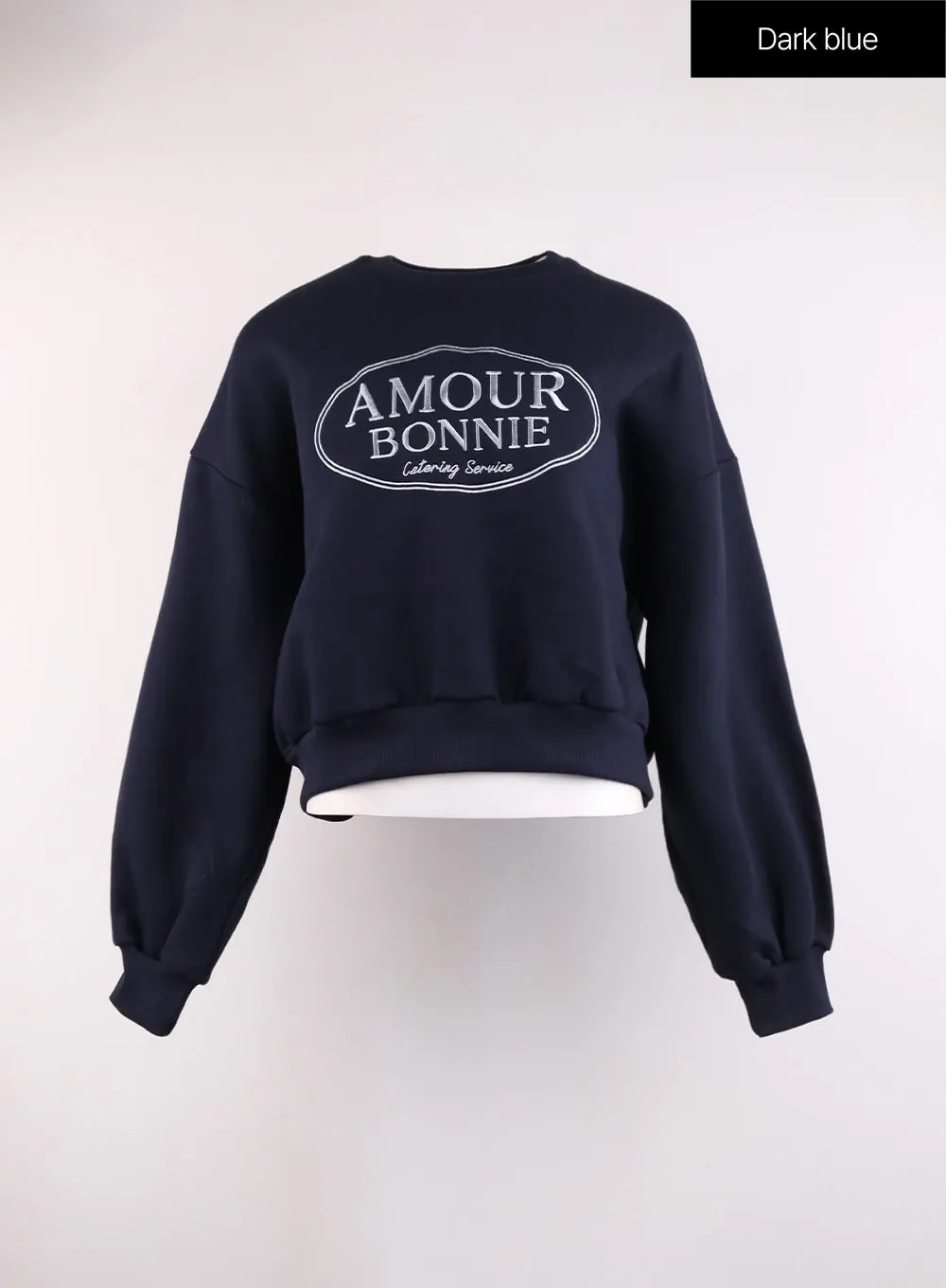 Crew Neck Lettering Sweatshirt OJ424