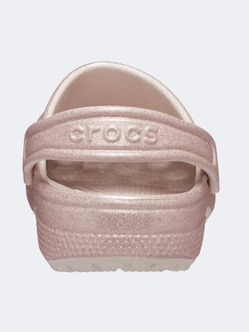 Crocs Classic Kids Unisex Lifestyle Slippers Quartz Glitter