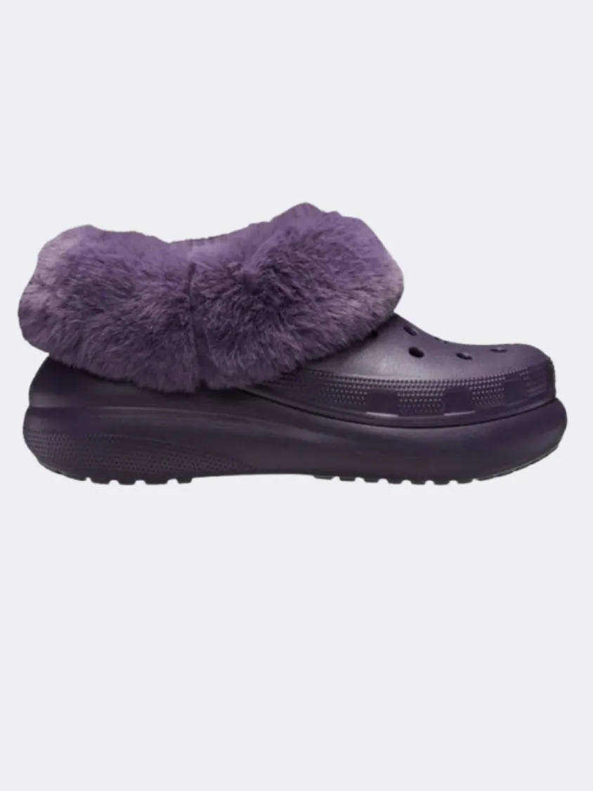 Crocs Furever Crush Unisex Lifestyle Slippers Dark Iris