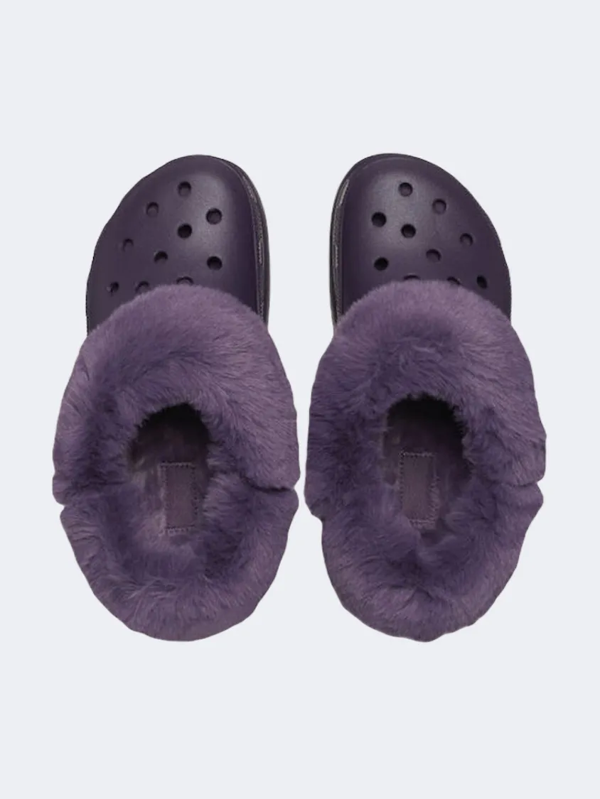 Crocs Furever Crush Unisex Lifestyle Slippers Dark Iris