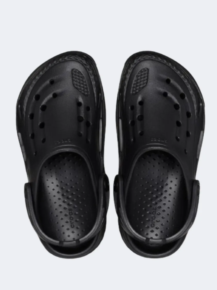 Crocs Off Grid Kids Unisex Lifestyle Slippers Black