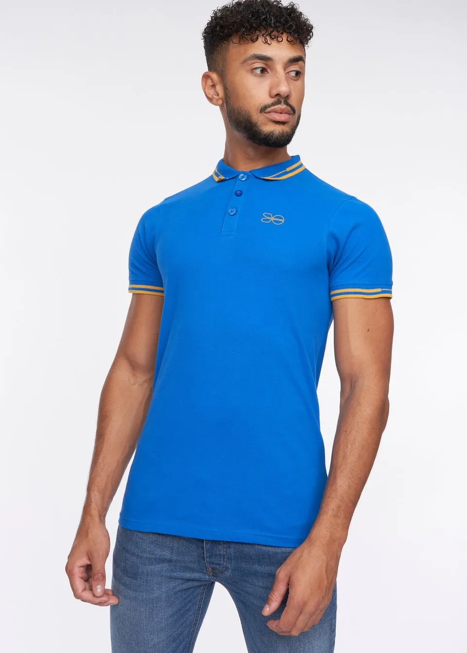 Crosshatch Blue  Kermlax Polo