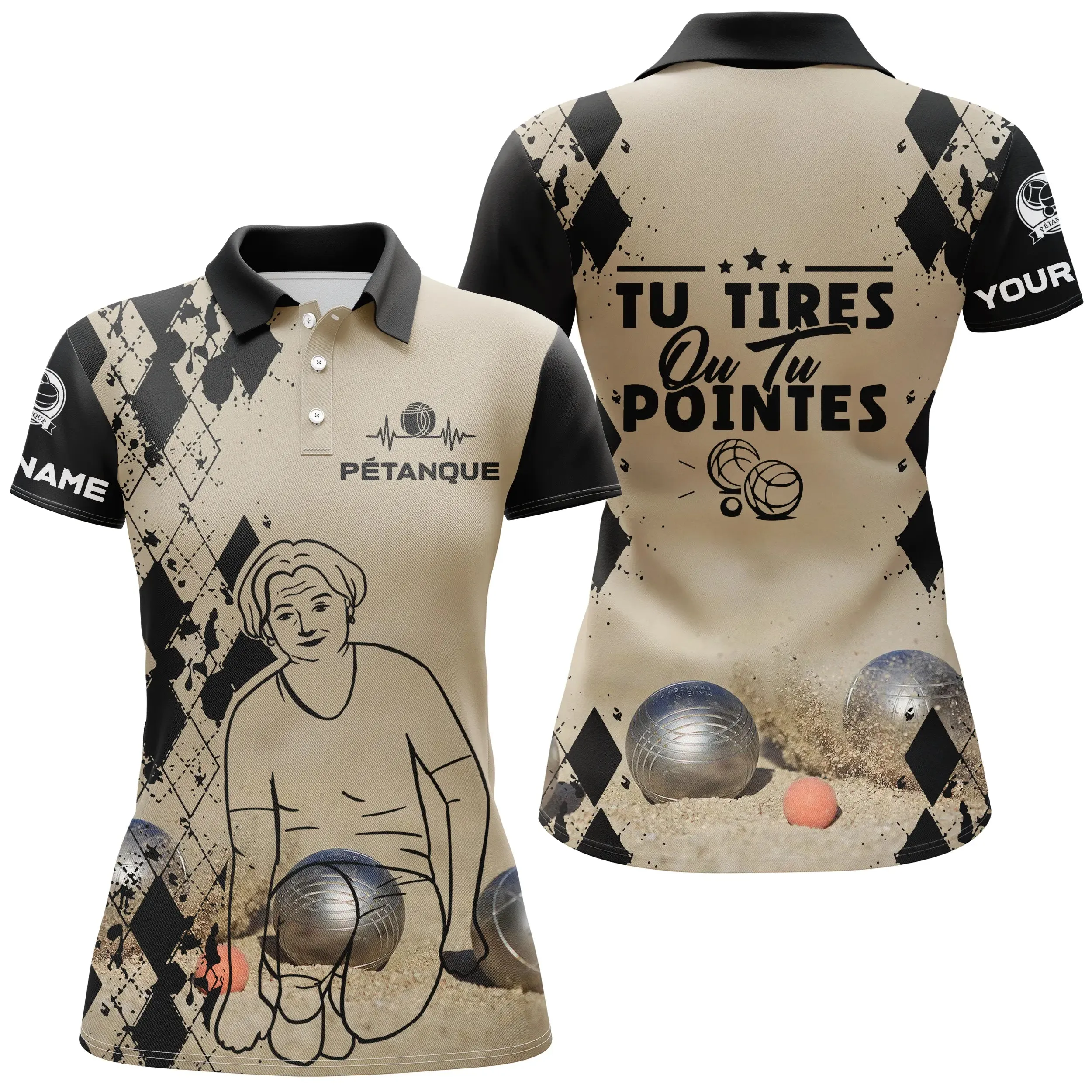 Customized Boules Gift Set - Personalized Petanque Kit - CT13092364