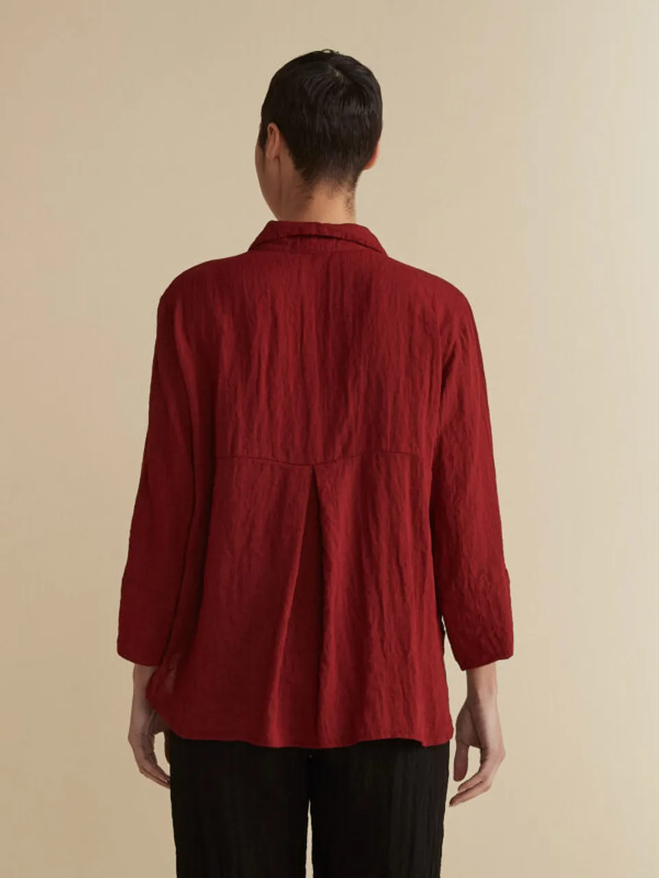 Cut Loose Fall Parachute Crop Easy Shirt