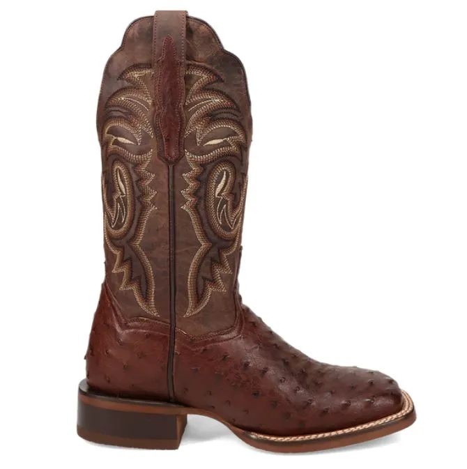 Dan Post Kylo Full Quill Ostrich Boot - Hand-crafted Exotic Ostrich Boots