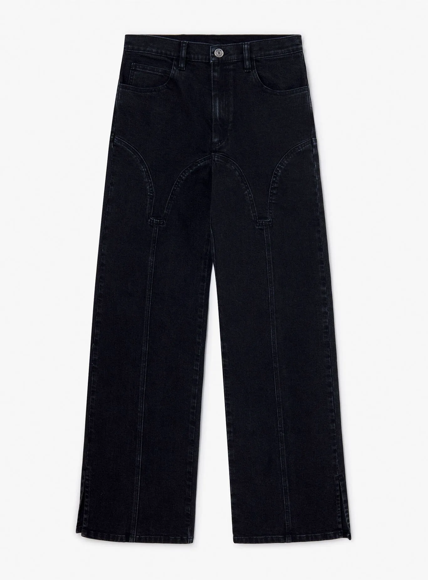 DE-NIMES BLACK JEANS