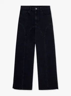 DE-NIMES BLACK JEANS