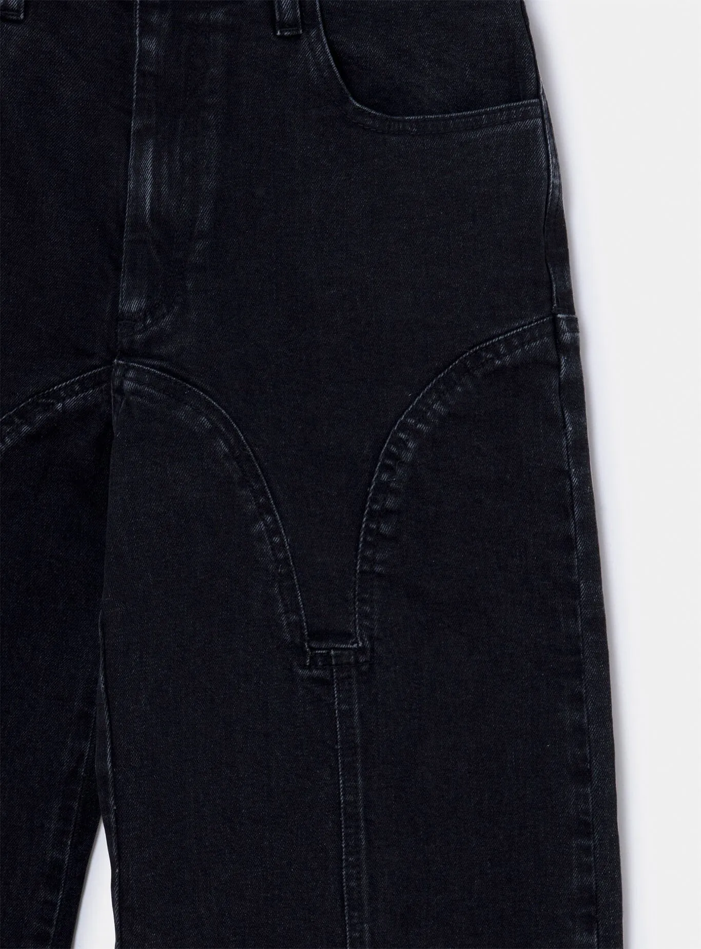 DE-NIMES BLACK JEANS