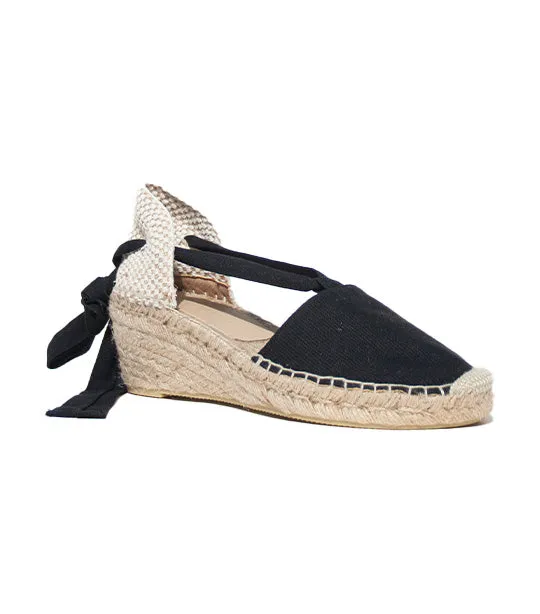 Black Espadrille Sandals