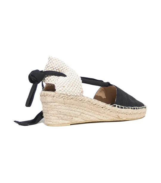 Black Espadrille Sandals