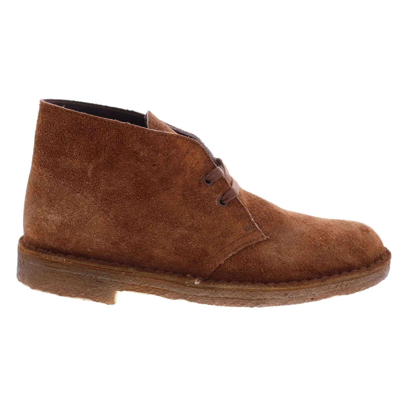 Desert Boot Mens Suede Chukka Boots - Brown Lace-Up by Clarks