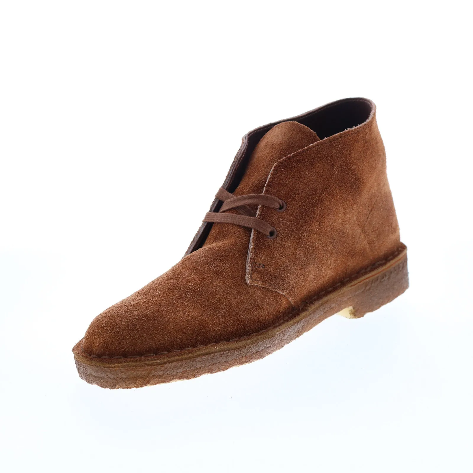 Desert Boot Mens Suede Chukka Boots - Brown Lace-Up by Clarks