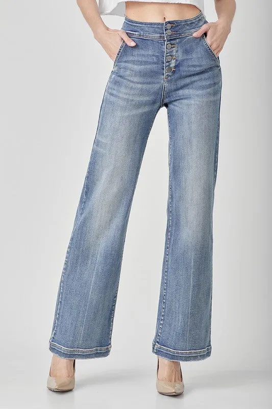 Desiree High Rise Flare Jeans - Medium