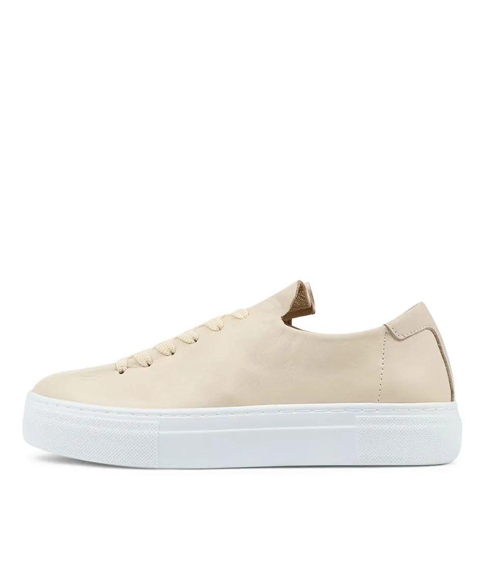 DIANA FERRARI Bartil Nude Leather Sneakers