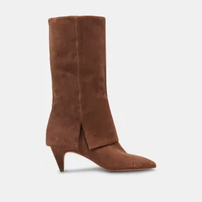 Dionne Cocoa Suede Boots