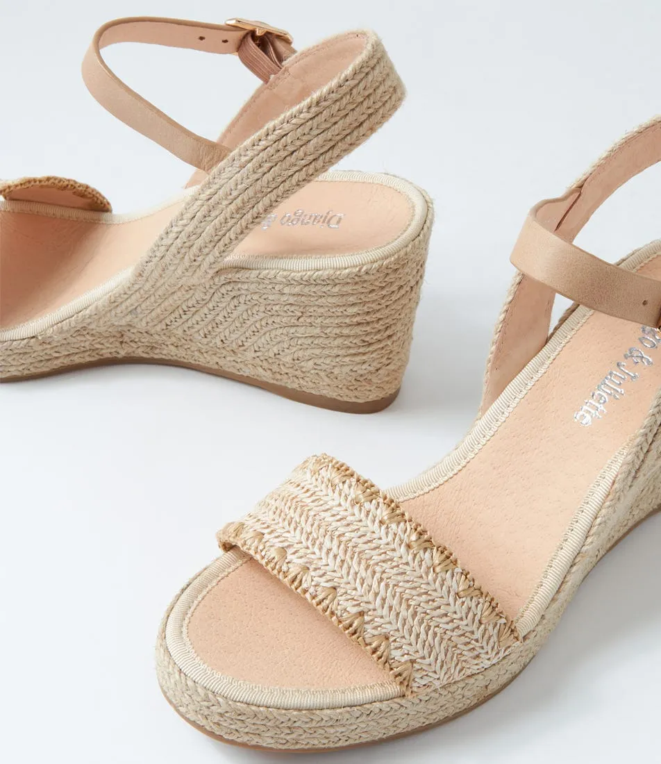 DJANGO & JULIETTE Prophet Ivory Latte Multi Espadrilles