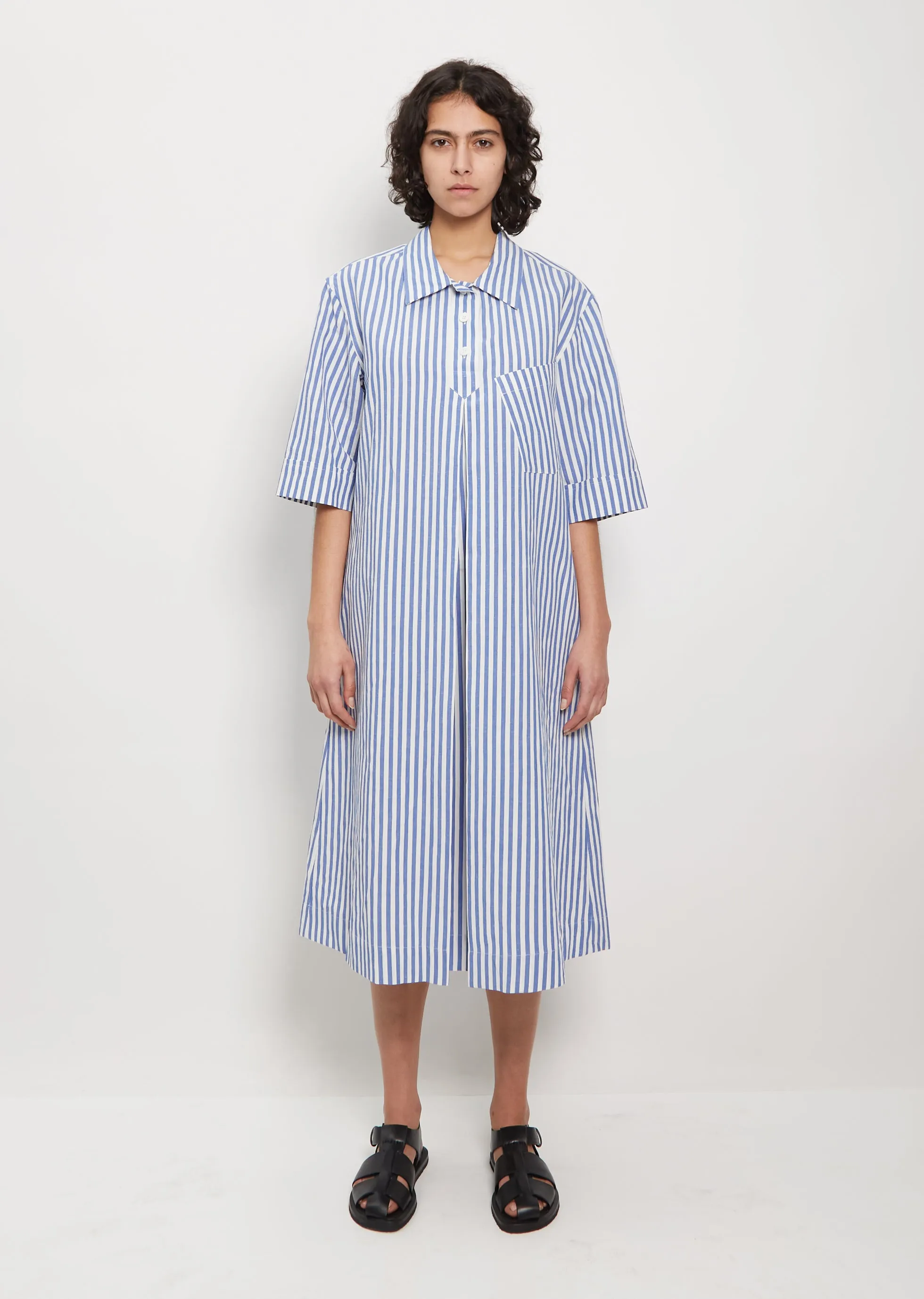 Drop Pocket Polo Dress