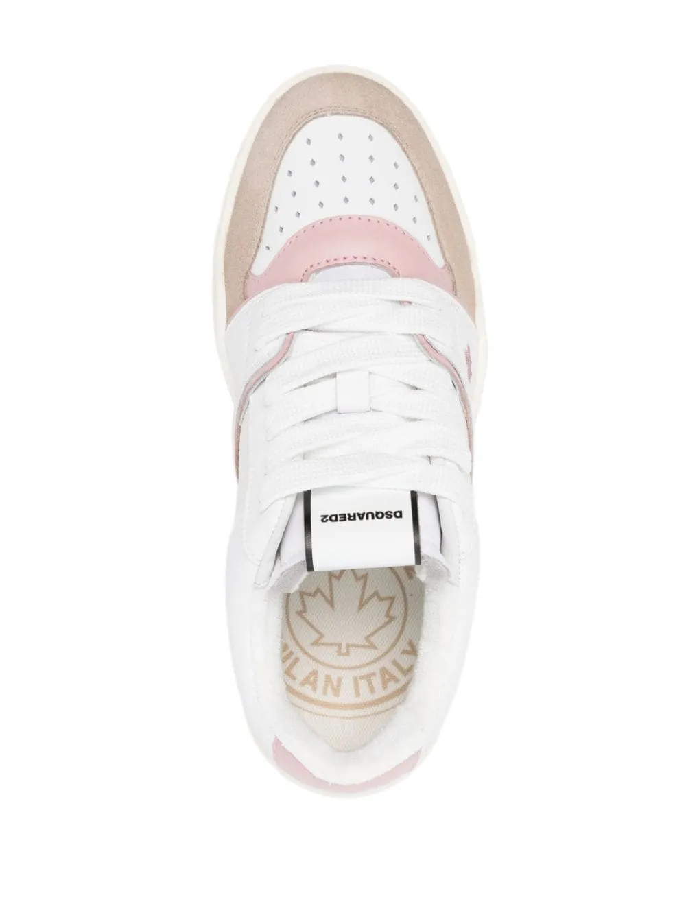 Dsquared2    Dsquared2 Spiker Leather Sneakers