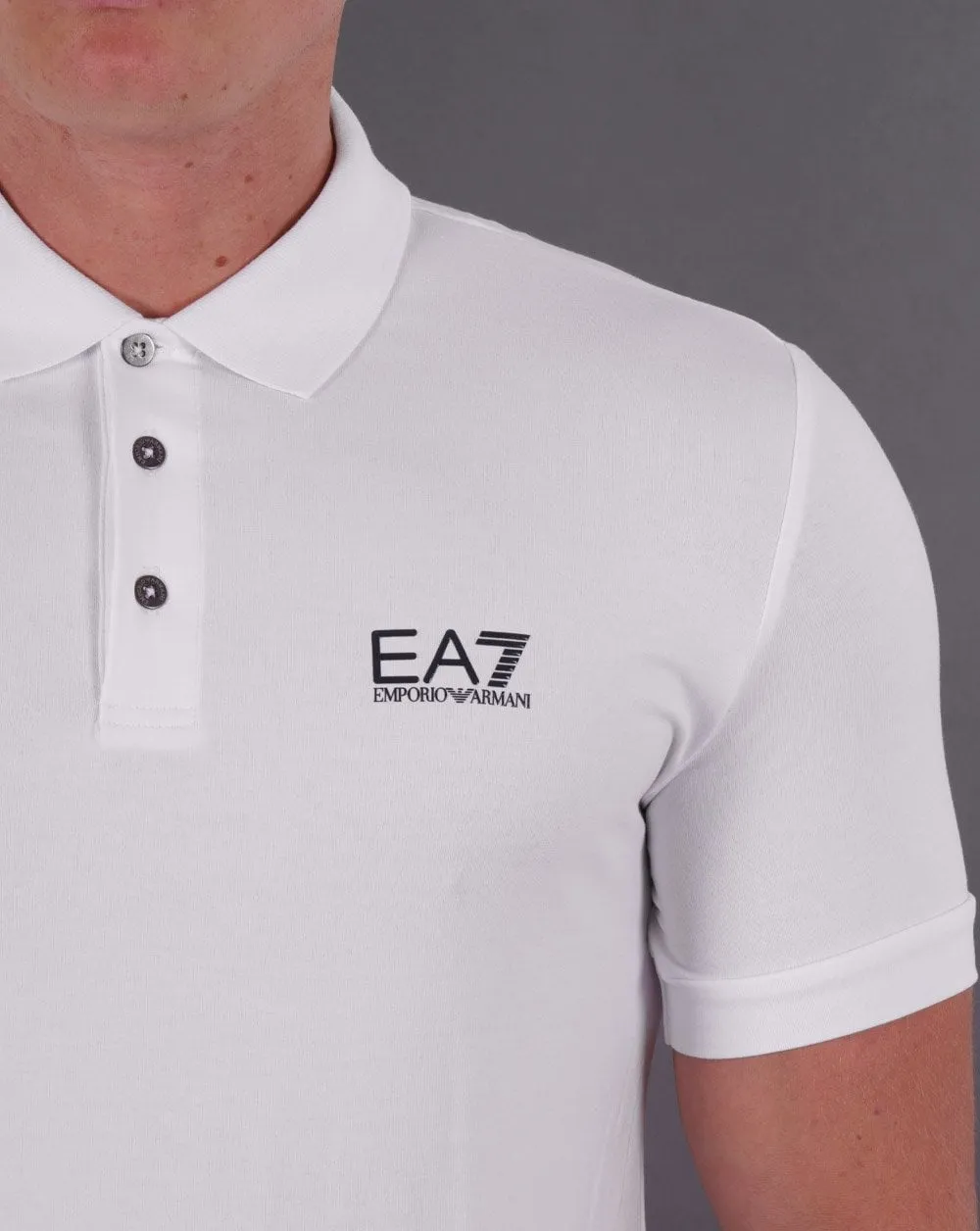 EA7 Classic Polo Shirt White