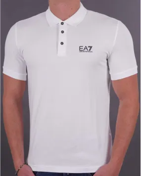 EA7 Classic Polo Shirt White