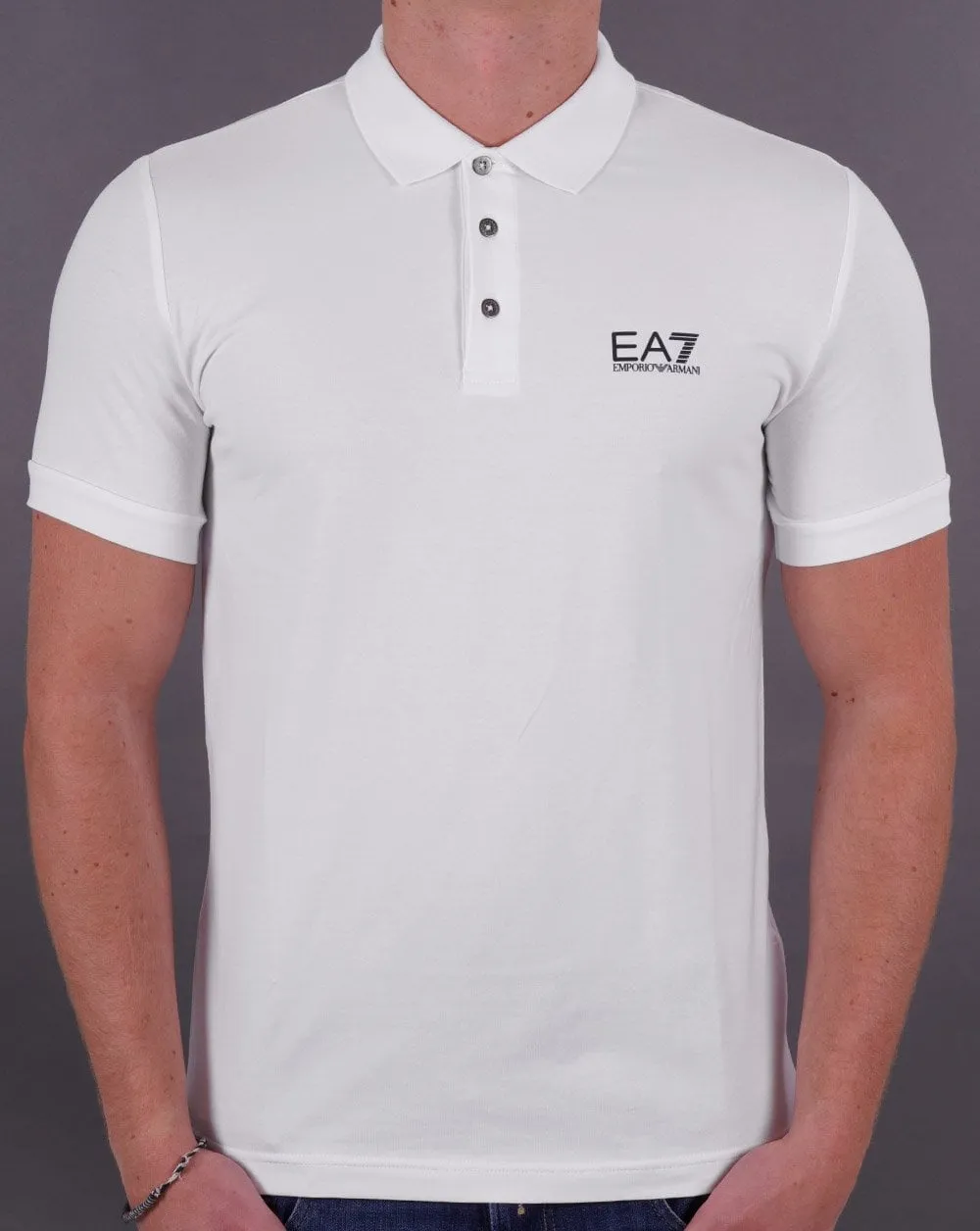 EA7 Classic Polo Shirt White