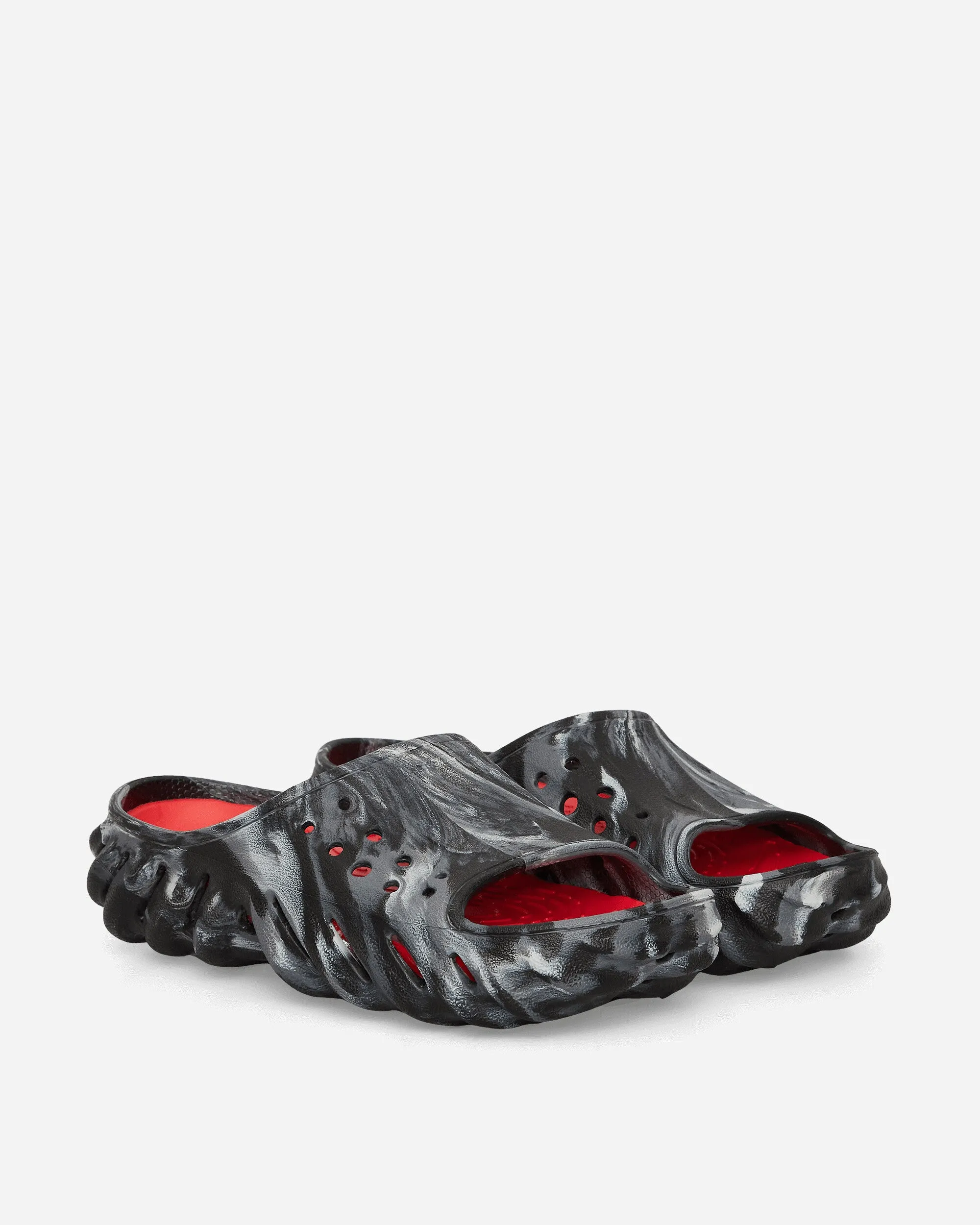 Echo Marble Slides Black / Flame