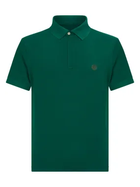 Eco Cotton Piquet Stretch Polo Shirt - Evergreen