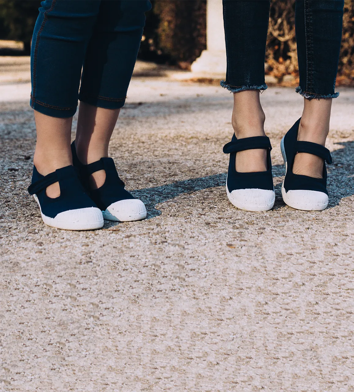 Canvas Mary Jane Sneakers in Navy