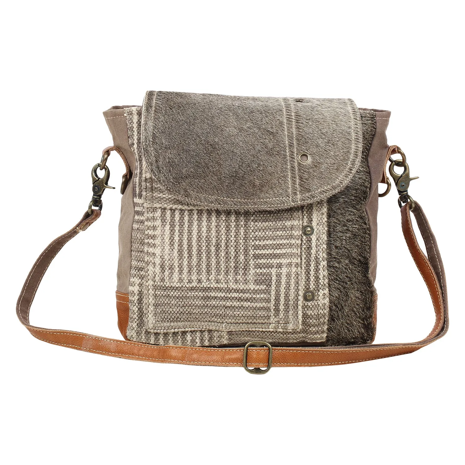 Edge Flap Shoulder Bag