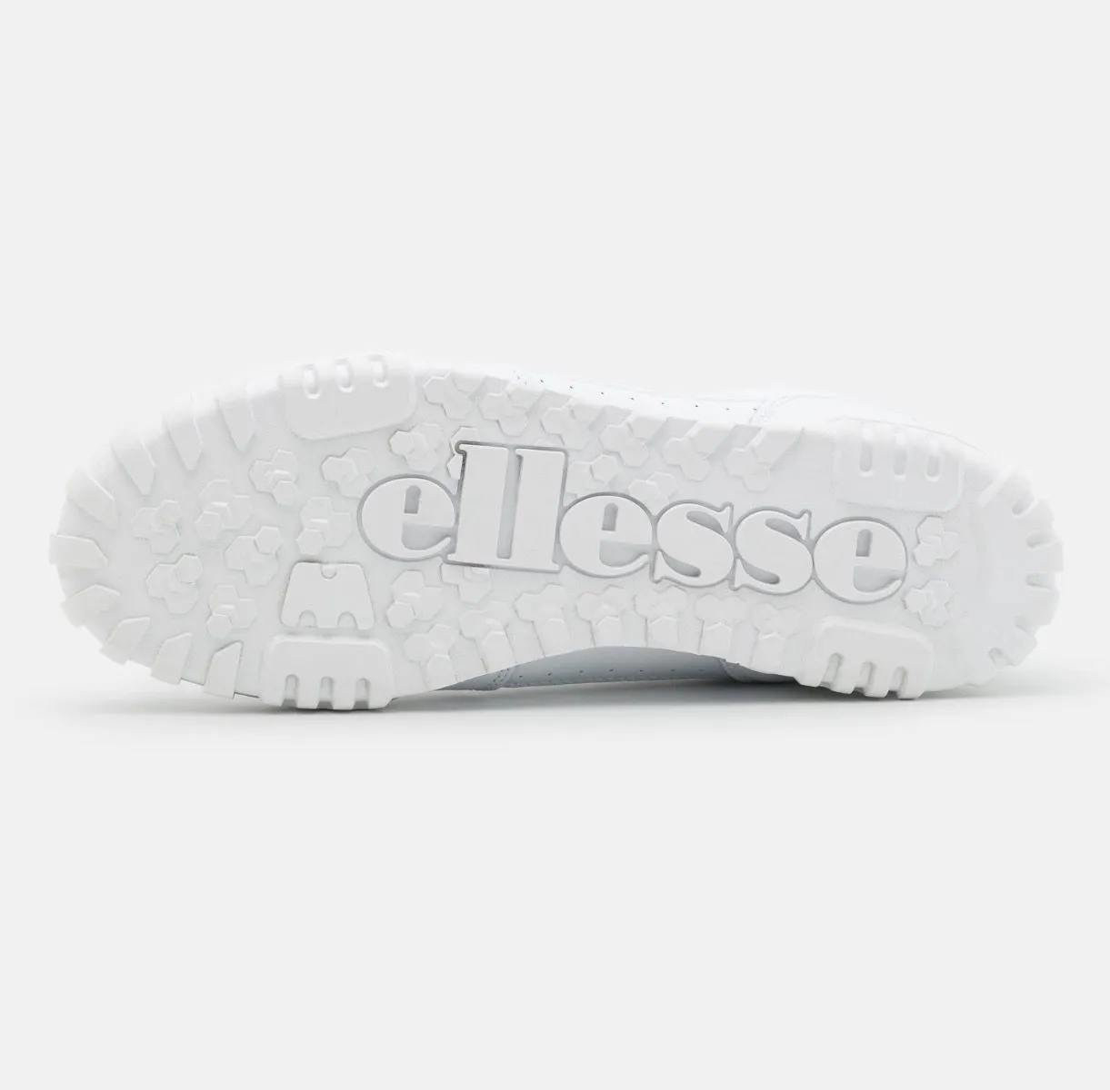 Ellesse Tanker Cupsule Leather Trainers White Mono