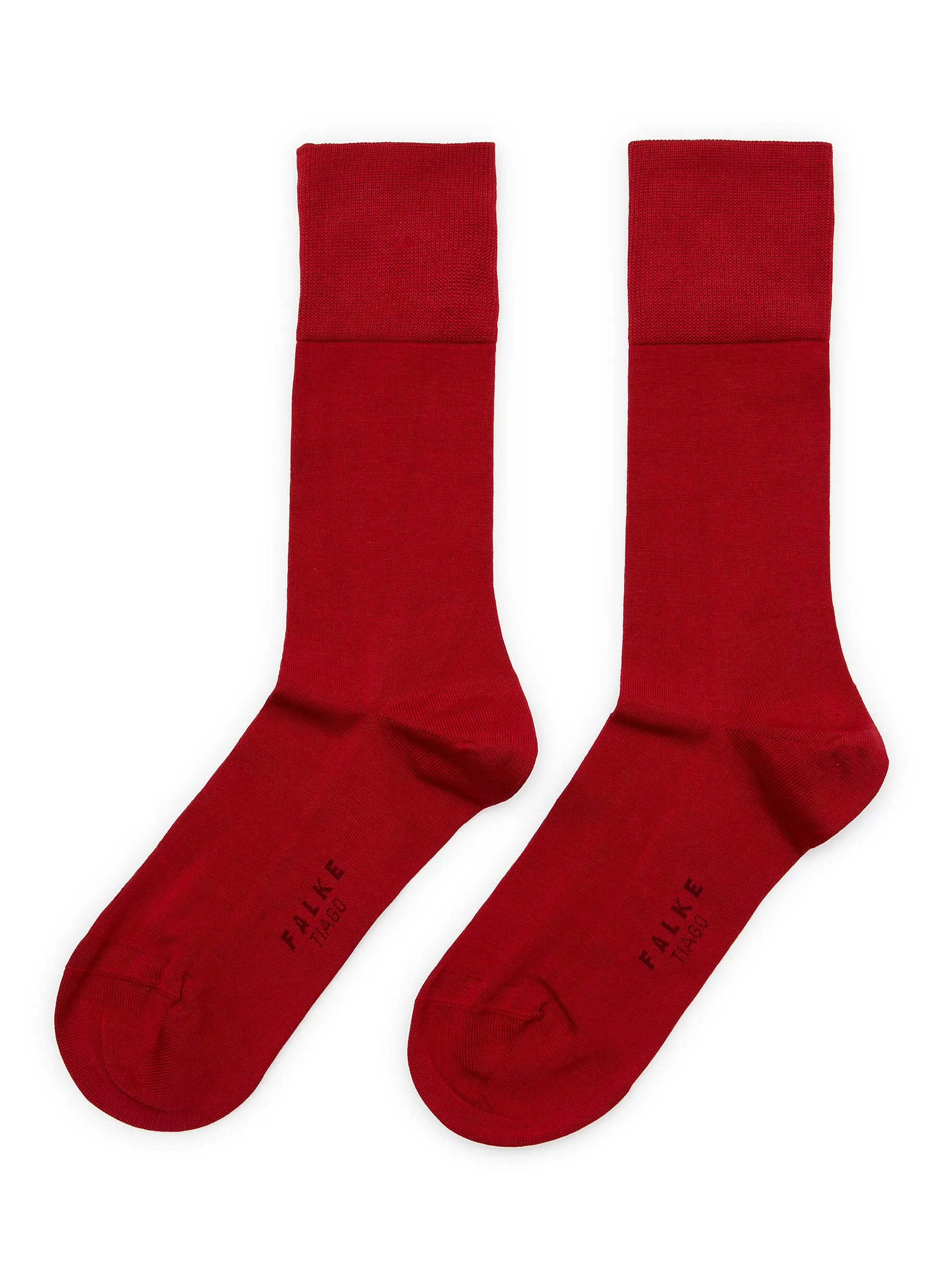 Falke Red Tiago Cotton Crew Socks