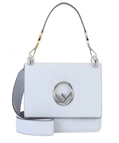 Fendi Kan I White Leather Bag