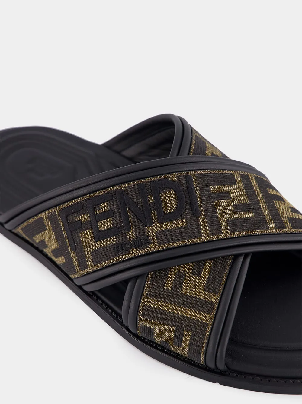 FF Jacquard Fabric Slides