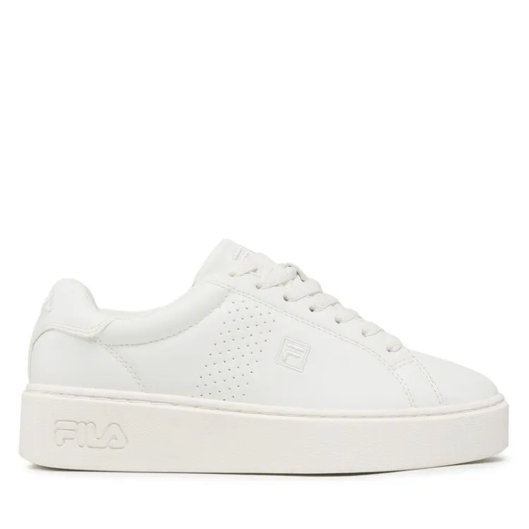 White FILA High-Top Teens Lace-Up Sneakers